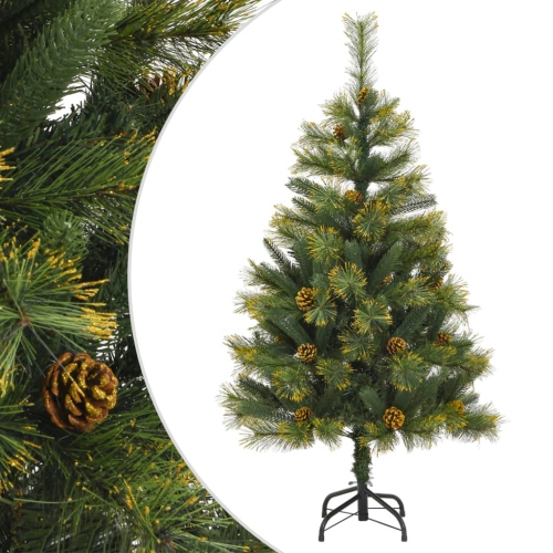 VIDAXL  Artificial Hinged Christmas Tree With Cones 150 Cm