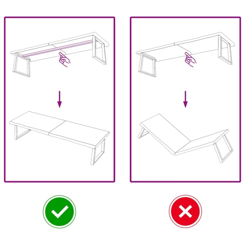 vidaXL Table Top Light Brown 180x50x(2-6) cm Treated Solid Wood Oak