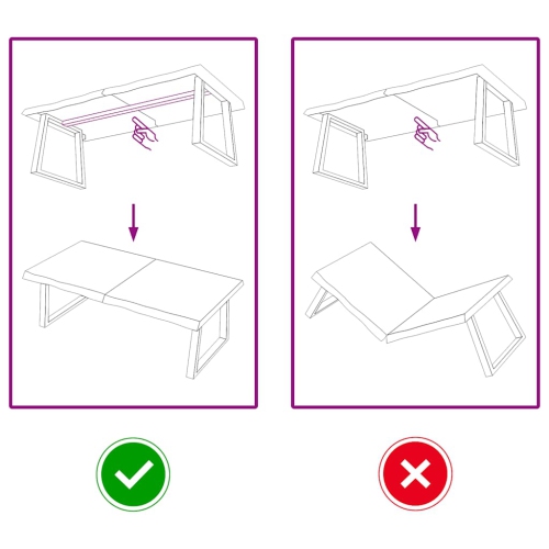 Surface de table vidaXL brun clair 120x60x(2-4) cm chêne massif traité