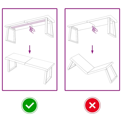 VidaXL comptoir de salle de bain brun clair 120x40x(2-4)cm bois massif traité