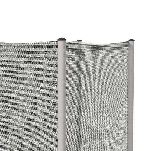 Soozier 14FT Trampoline Net Enclosure Trampolining Bounce Safety Accessories w/ 8 Poles Net Enclosure Only, Grey