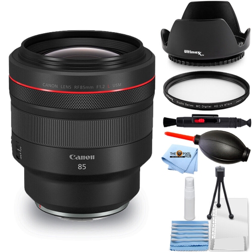 Canon RF 85mm f/1.2L USM Lens 3447C002 - Essential UV Filter 