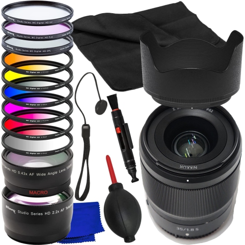 NIKON  Nikkor Z 35MM F/1.8 S Lens 20081 - 10PC Accessory Bundle