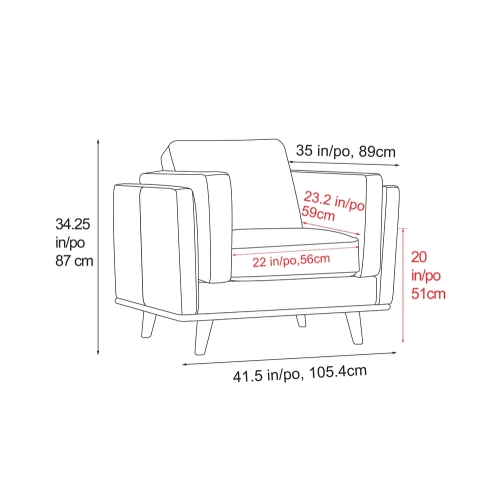 Valencia Artisan Top Grain Leather Accent Chair Black