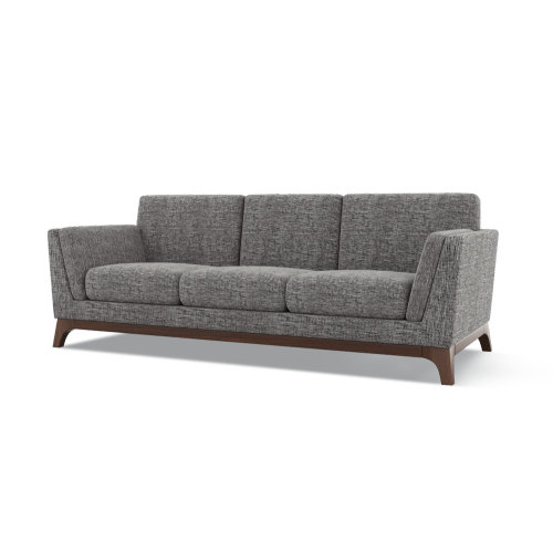 Valencia Sintra Fabric Sofa Three Seats Cloudy Grey