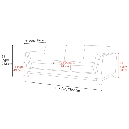 Valencia Sintra Fabric Sofa Three Seats Cloudy Grey