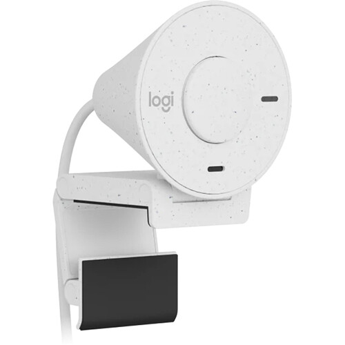 LOGITECH  Brio 300 Full HD 1080P Webcam With Mono Noise Reduction Mic - White - Open Box