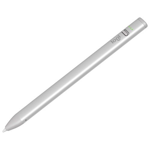 Stylet numérique USB-C crayon de Logitech pour iPad - Argenté - Boîte ouverte