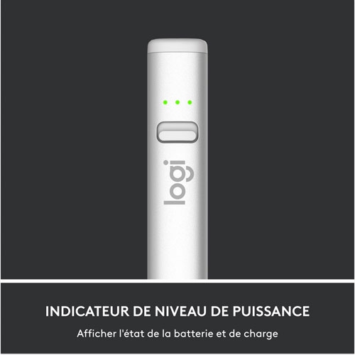 Logitech Crayon USB-C Digital Pencil for iPad - Silver - Open Box