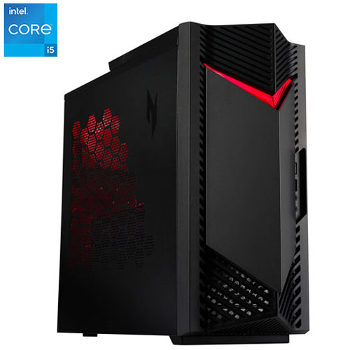 Acer Nitro N50 Gaming PC - Black/Red (Intel Core i5-14400F/512GB SSD ...