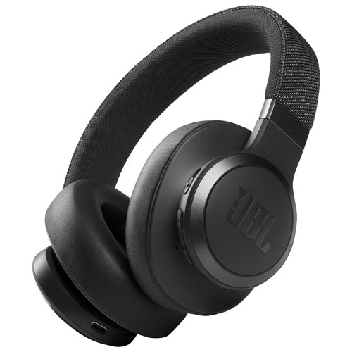 Refurbished - JBL Live 660NC Over-Ear Noise Cancelling Bluetooth Headphones - Black