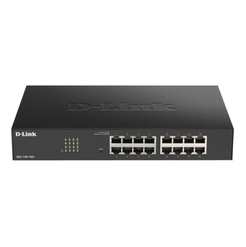 Commutateur administrable intelligent Gigabit à 16 ports de D-Link - DGS-1100-16V2