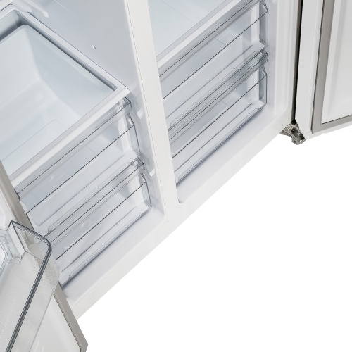 Forno Salerno Espresso 33-inch Side-by-Side 15.6 Cu.Ft. White Refrigerator