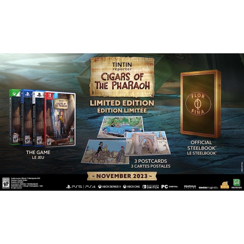 Tintin Reporter Cigars Of The Pharaoh Limited Edition