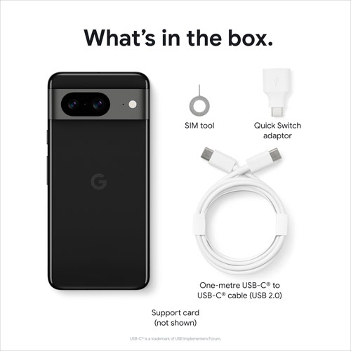 Rogers Google Pixel 8 128GB - Obsidian - Monthly Financing