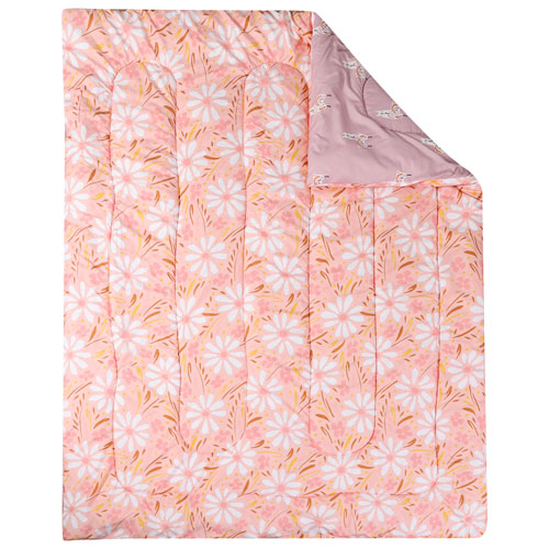 Nemcor 5-Piece Reversible Bed Set - Double - Llama (Pink & Purple)