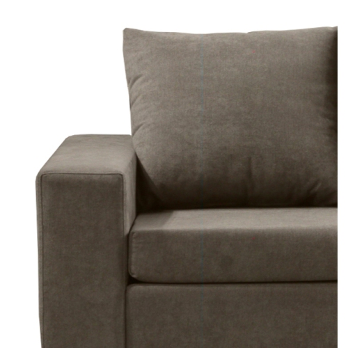 Infinite Imports – canapé modulaire gauche 302 places - fabriqué au Canada avec 2 coussins décoratifs gratuits et EXPÉDITION GRATUITE