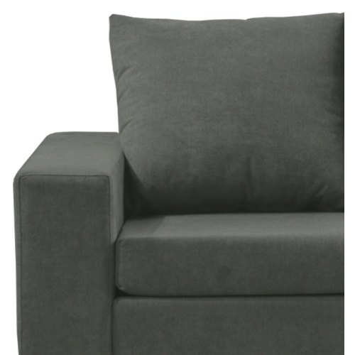 Infinite Imports – 302 Facing Right Sectional Sofa - Made In Canada With 2 Free Throw Pillows & FREE SHIPPING