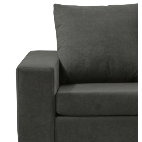 Infinite Imports – 302 Facing Left Sectional Sofa - Made In Canada With 2 Free Throw Pillows & FREE SHIPPING