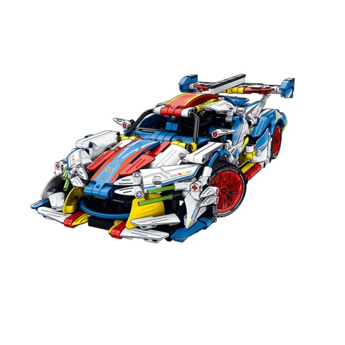 TRADEOPIA  Diy Apollo Super Sports Car Premium Building Block Kit (1093 Pieces) - Educational Stem Toy for Ages 6+