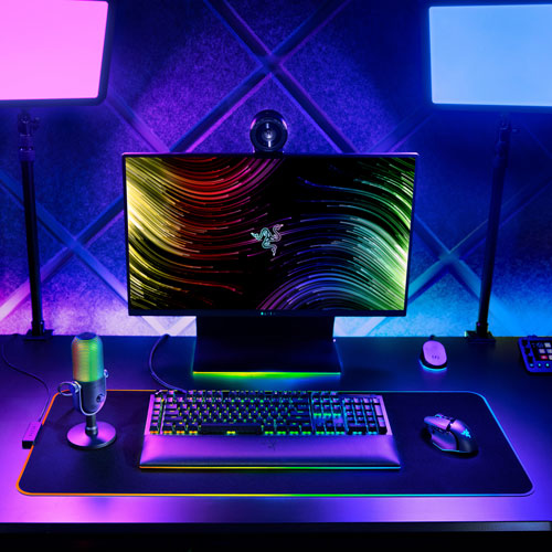 Razer Seiren V3 Chroma RGB USB Condenser Microphone - Black