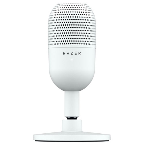 Microphone à condensateur USB Seiren V3 Mini de Razer - Blanc