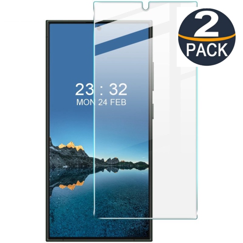 [2 Packs] CSmart Premium Tempered Glass Screen Protector for Samsung Galaxy S24 Ultra 5G, Case Friendly & Bubble Free