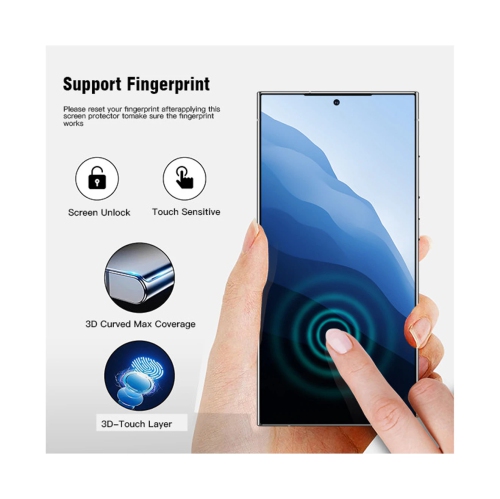 [2 Packs] CSmart Premium Tempered Glass Screen Protector for Samsung Galaxy S24 Ultra 5G, Case Friendly & Bubble Free