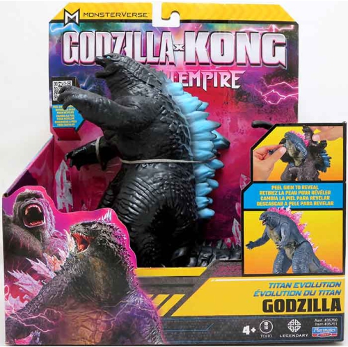 Godzilla X Kong Monsterverse 6 pouces Série de base de figurines d'action - Titan Evolution Godzilla