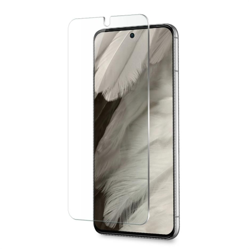 Protecteur d'écran en verre trempé [9H ASAHI] d'Uolo pour Pixel 8 de Google | Étui facile à installer