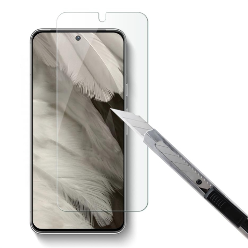 Protecteur d'écran en verre trempé [9H ASAHI] d'Uolo pour Pixel 8 de Google | Étui facile à installer