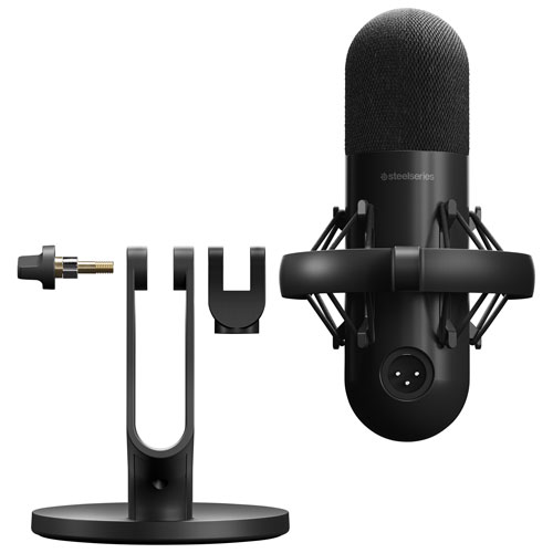 SteelSeries Alias Pro Condenser Gaming USB Microphone with XLR 