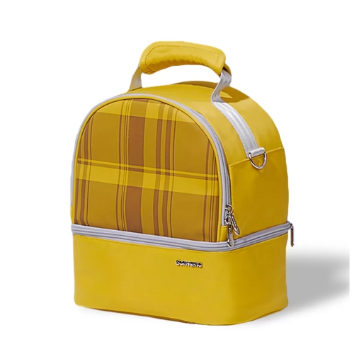 SUNVENO  Lunch Bag Dual Compartment Lunch Box