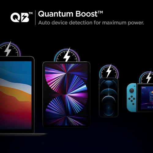 Spigen 70W Dual USB C Wall Charger Power Adapter Fast Charging for MacBook Pro Air iPad USB-C Laptop Dell XPS Chromebook iPhone 15 14 13 Plus Pro Max