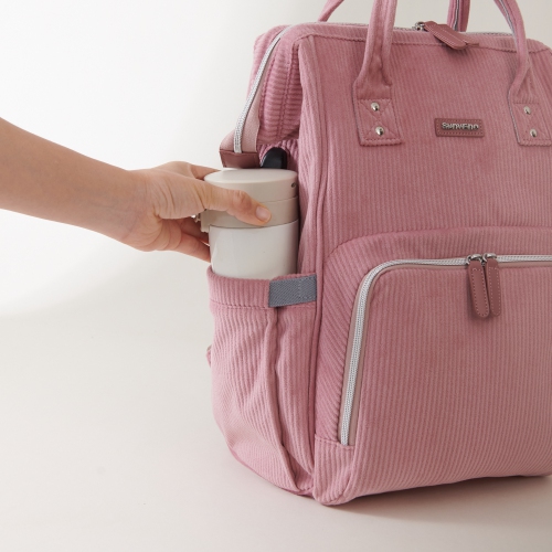Sunveno Corduroy Diaper Bag