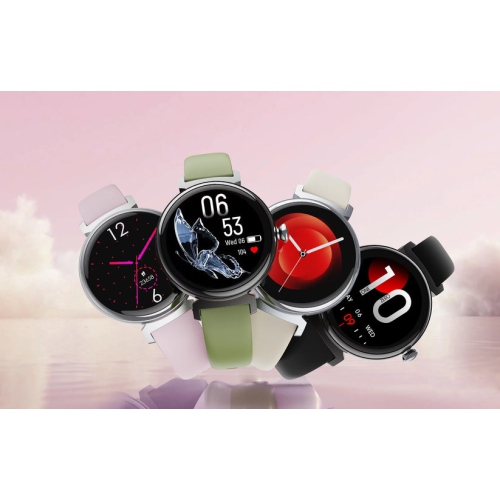 ISPEKTRUM Smartini Mini Smart Watch, 1" HD Screen Bluetooth Calls & Text, Multiple Sports Mode Fitness Tracker Heart Rate & BP Monitor Works with