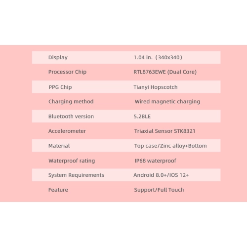 ISPEKTRUM Smartini Mini Smart Watch, 1" HD Screen Bluetooth Calls & Text, Multiple Sports Mode Fitness Tracker Heart Rate & BP Monitor Works with