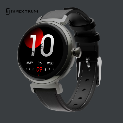ISPEKTRUM Smartini Mini Smart Watch, 1" HD Screen Bluetooth Calls & Text, Multiple Sports Mode Fitness Tracker Heart Rate & BP Monitor Works with
