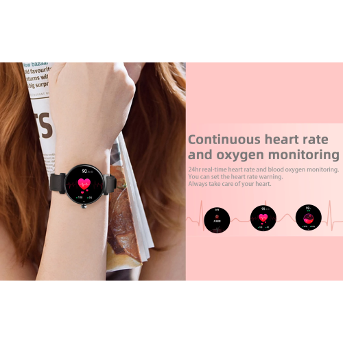 ISPEKTRUM Smartini Mini Smart Watch, 1" HD Screen Bluetooth Calls & Text, Multiple Sports Mode Fitness Tracker Heart Rate & BP Monitor Works with