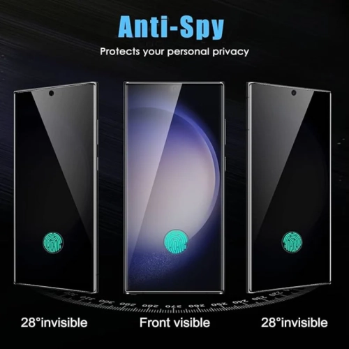Ensemble protecteur d'écran et caméra de confidentialité pour Galaxy S24 - 2+2 Pack | Ultra HD, anti-espion, dureté 9H