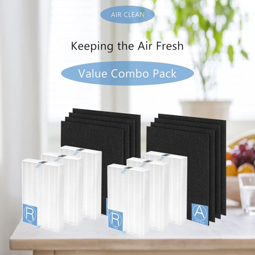 Filtres de rechange HPA300 compatibles avec les modèles HA300, HPA300, HPA300VP, HPA304, HPA3300 de Honeywell purificateur d'air HPA5300 et HPA8350,
