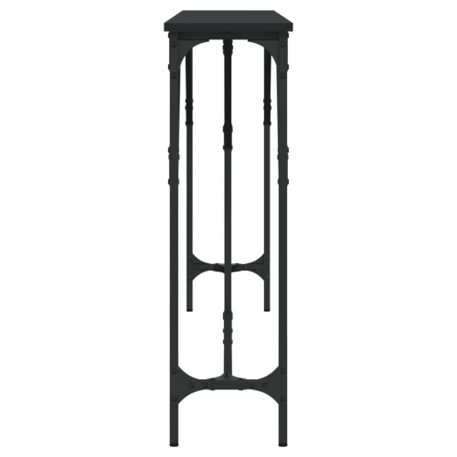 vidaXL Console Table Black 180x23x75 cm Engineered Wood