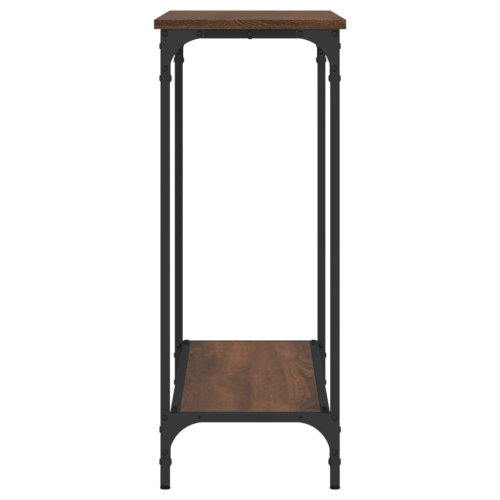 vidaXL Console Table Brown Oak 101x30.5x75 cm Engineered Wood