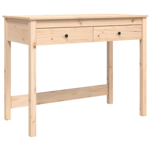 VIDAXL  Desk With Drawers 100X50X78 Cm Solid Wood Pine