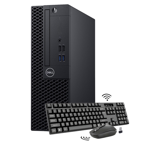 Refurbished - Dell OptiPlex 3070 SFF High-performance Desktop Computer PC, Intel Hexa-Core i5 9th Gen, 16GB DDR4 RAM, 2TB (Fast Boot) NVMe SSD,