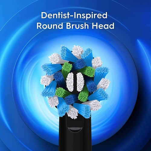 Brosse à dents électrique et têtes de brosse Oral B Pro 500 +, rechargeable, noir