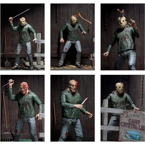 NECA Friday The 13th Scale Ultimate Part 3 Jason Action Figure, 7"