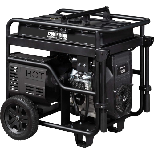 Westinghouse Home Backup Portable Generator, 15000 Peak Watts & 12000 Rated Watts, Remote Electric Start with Auto Choke, Transfer Switch Ready 30A &