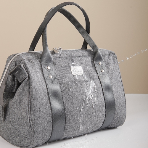 Sac à couches à bandoulière Sunveno, gris