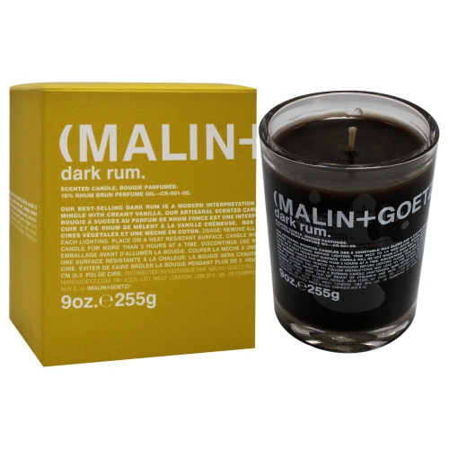 Scented Candle - Dark Rum by Malin + Goetz for Unisex - 9 oz Candle